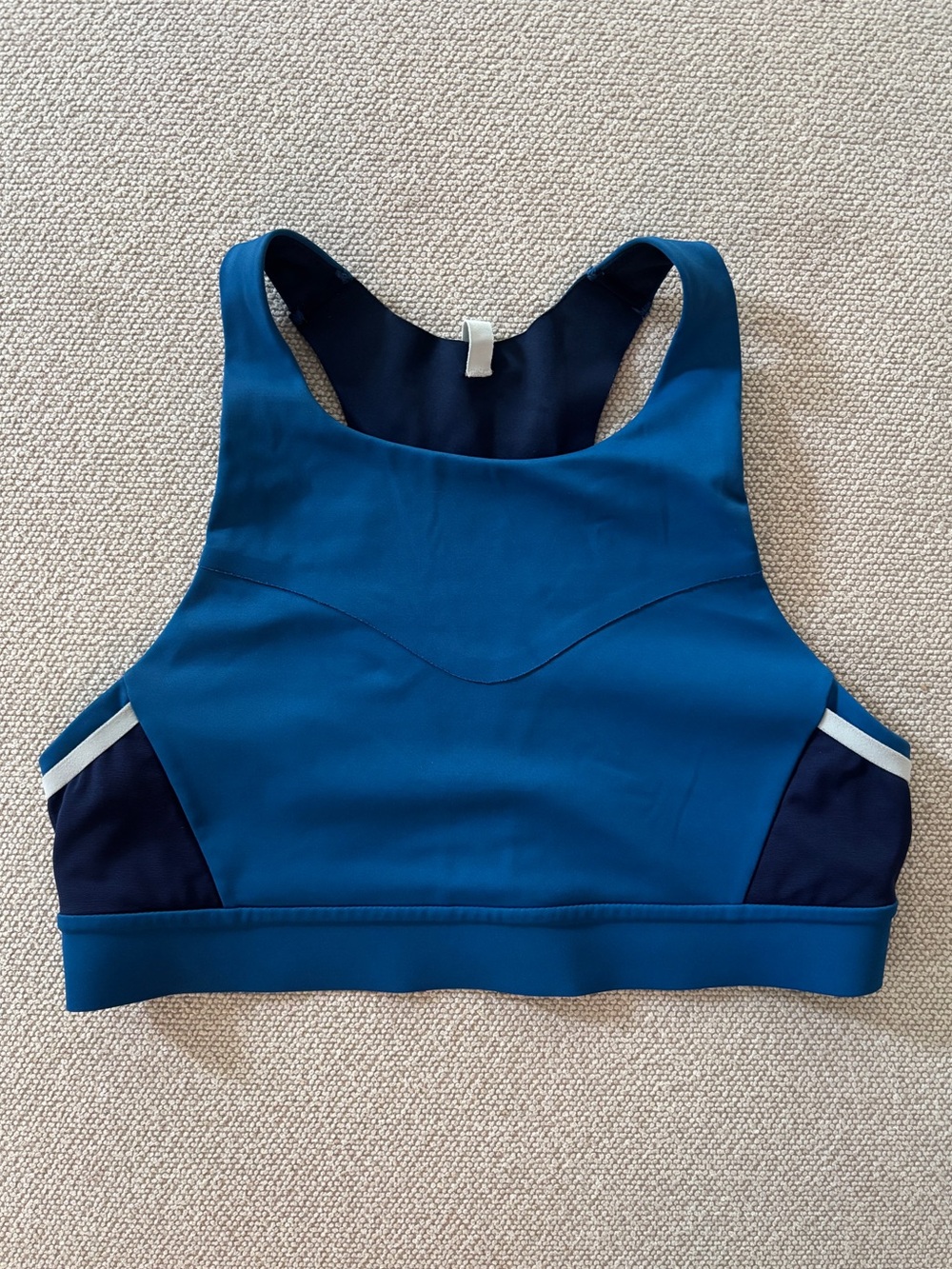 Brooks Drive 3 Pocket Running Sports Bra High Impact Blue